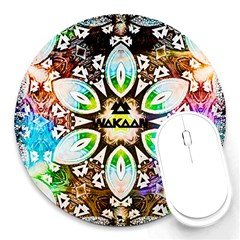 375 Chroma Digital Art Custom Round Mousepads