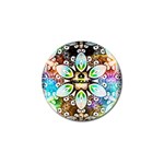 375 Chroma Digital Art Custom Golf Ball Marker (4 pack) Front