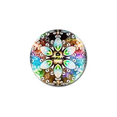 375 Chroma Digital Art Custom Golf Ball Marker (10 Pack) by Drippycreamart