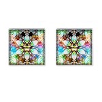 375 Chroma Digital Art Custom Cufflinks (Square) Front(Pair)