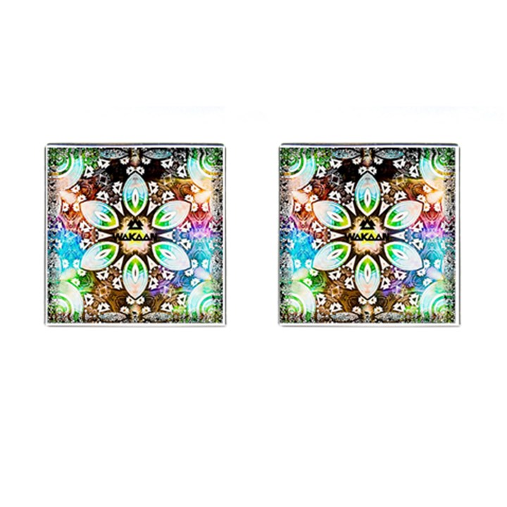 375 Chroma Digital Art Custom Cufflinks (Square)