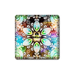 375 Chroma Digital Art Custom Square Magnet by Drippycreamart