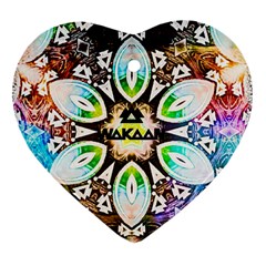 375 Chroma Digital Art Custom Heart Ornament (two Sides) by Drippycreamart