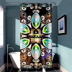 375 Chroma Digital Art Custom Shower Curtain 36  X 72  (stall)  by Drippycreamart