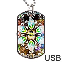 375 Chroma Digital Art Custom Dog Tag Usb Flash (one Side) by Drippycreamart