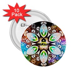 375 Chroma Digital Art Custom 2 25  Buttons (10 Pack)  by Drippycreamart