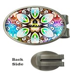 375 Chroma Digital Art Custom Money Clips (Oval)  Front