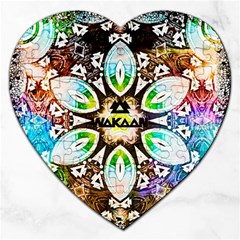 375 Chroma Digital Art Custom Jigsaw Puzzle (heart)