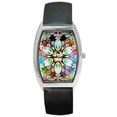 375 Chroma Digital Art Custom Barrel Style Metal Watch by Drippycreamart