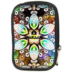 375 Chroma Digital Art Custom Compact Camera Leather Case by Drippycreamart