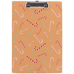 Sweet Christmas Candy A4 Clipboard by SychEva