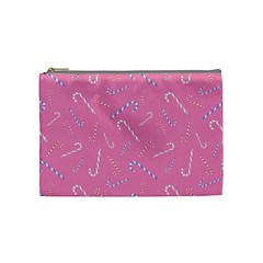 Sweet Christmas Candy Cosmetic Bag (medium) by SychEva