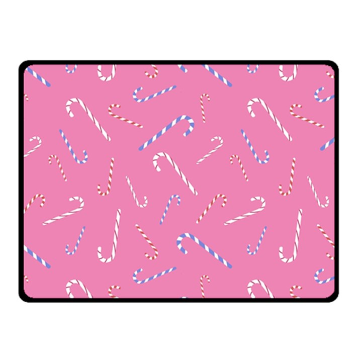 Sweet Christmas Candy Fleece Blanket (Small)