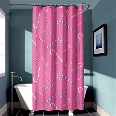 Sweet Christmas Candy Shower Curtain 36  X 72  (stall)  by SychEva