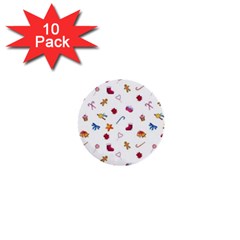 Christmas Elements 1  Mini Buttons (10 Pack)  by SychEva