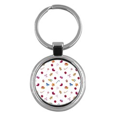 Christmas Elements Key Chain (round) by SychEva