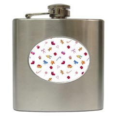 Christmas Elements Hip Flask (6 Oz) by SychEva