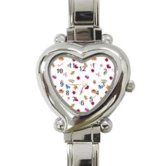 Christmas Elements Heart Italian Charm Watch by SychEva