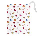 Christmas Elements Drawstring Pouch (4XL) Front