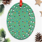 Christmas Elements For The Holiday Ornament (Oval Filigree) Front