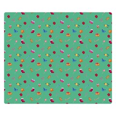 Christmas Elements For The Holiday Double Sided Flano Blanket (small)  by SychEva