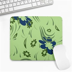 Folk Flowers Print Floral Pattern Ethnic Art Large Mousepads by Eskimos