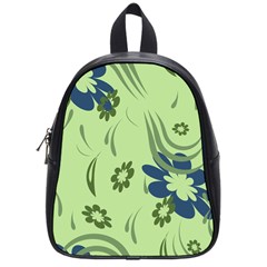 Folk Flowers Print Floral Pattern Ethnic Art School Bag (small) by Eskimos