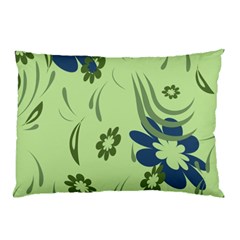 Folk Flowers Print Floral Pattern Ethnic Art Pillow Case (two Sides) by Eskimos