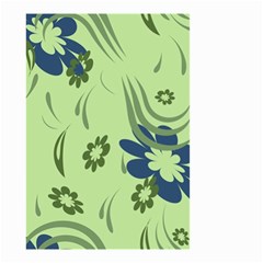 Folk Flowers Print Floral Pattern Ethnic Art Small Garden Flag (two Sides) by Eskimos