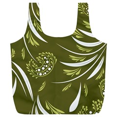 Folk Flowers Print Floral Pattern Ethnic Art Full Print Recycle Bag (xl) by Eskimos