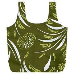 Folk Flowers Print Floral Pattern Ethnic Art Full Print Recycle Bag (xxxl) by Eskimos