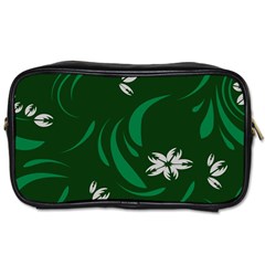 Folk Flowers Print Floral Pattern Ethnic Art Toiletries Bag (one Side) by Eskimos