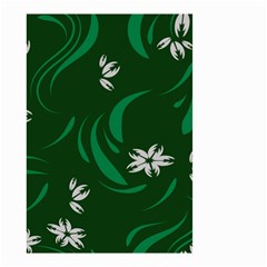 Folk Flowers Print Floral Pattern Ethnic Art Small Garden Flag (two Sides) by Eskimos