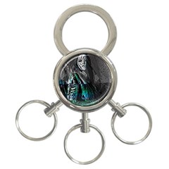 Glitch Witch 3-ring Key Chain by MRNStudios