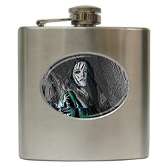 Glitch Witch Hip Flask (6 Oz) by MRNStudios