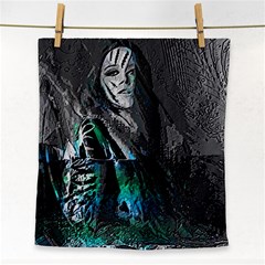 Glitch Witch Face Towel by MRNStudios