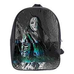 Glitch Witch School Bag (large) by MRNStudios