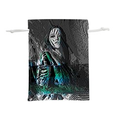 Glitch Witch Lightweight Drawstring Pouch (s) by MRNStudios