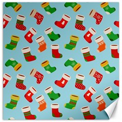 Christmas Socks Canvas 16  X 16  by SychEva