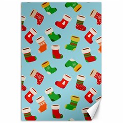 Christmas Socks Canvas 20  X 30  by SychEva