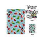 Christmas Socks Playing Cards 54 Designs (Mini) Front - Spade8