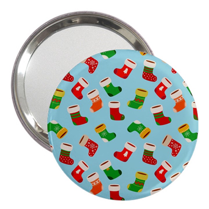 Christmas Socks 3  Handbag Mirrors