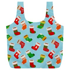 Christmas Socks Full Print Recycle Bag (xxxl) by SychEva