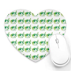 Floral Heart Mousepads by Sparkle