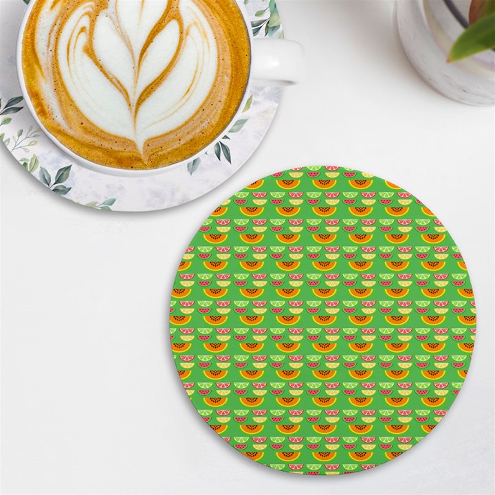 Fruits UV Print Round Tile Coaster