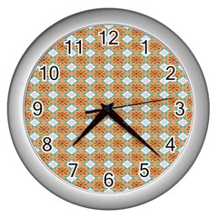 Geometry Wall Clock (Silver)