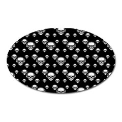 Skullmusician Oval Magnet by Sparkle