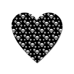 Skullmusician Heart Magnet by Sparkle