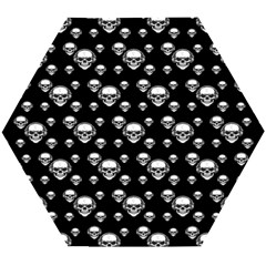 Skullmusician Wooden Puzzle Hexagon by Sparkle