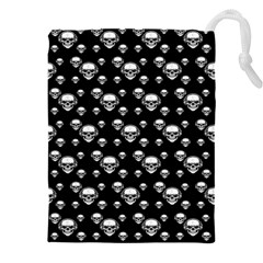 Skullmusician Drawstring Pouch (4xl) by Sparkle